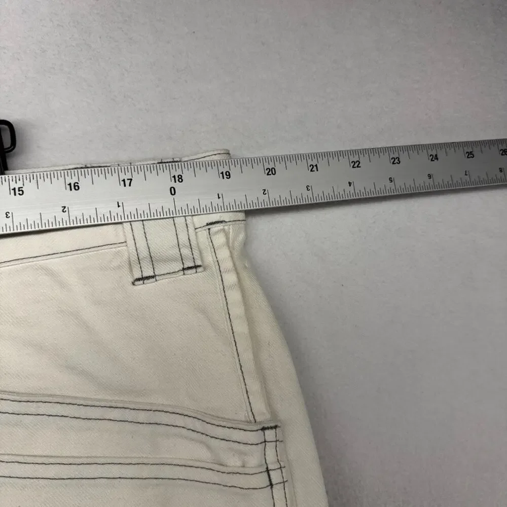 Blaklader Workwear Pants men's 38x30 Fits 38x27 White Cargo Heavyweight Thick